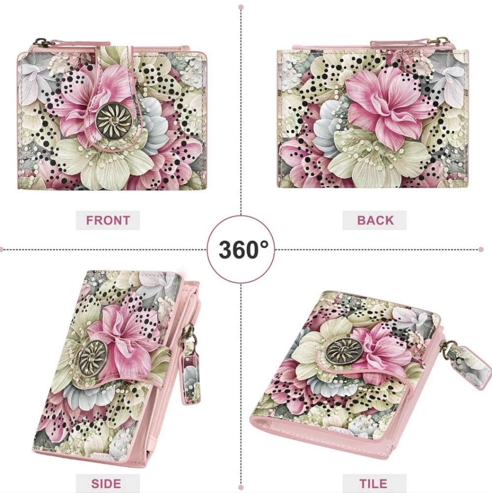 Floral Pink Wallet